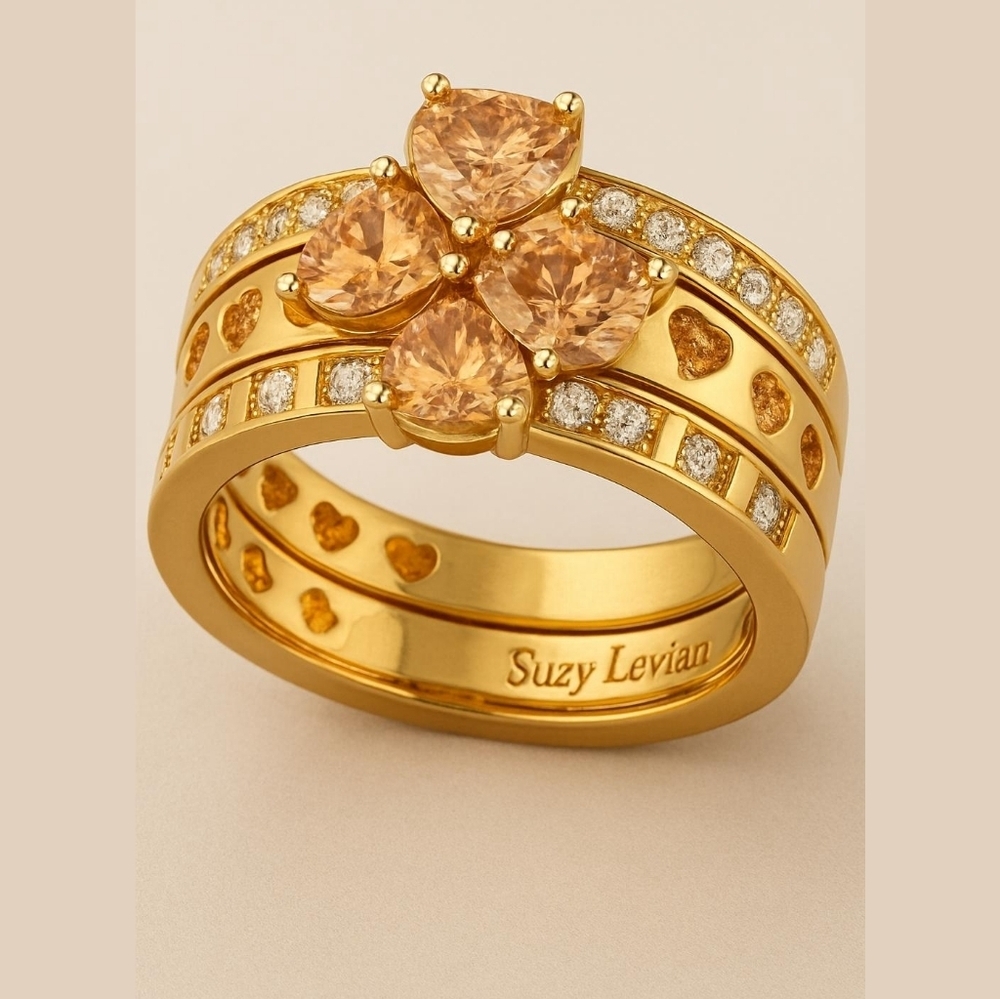 Levian Gold and Diamond Women's Ring